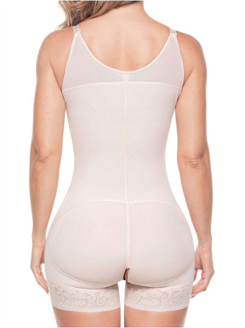 Sonryse D066 Fajas Colombianas Post Surgery and Postpartum Tummy Tuck Compression Garment for Women Beige XS - Image 3